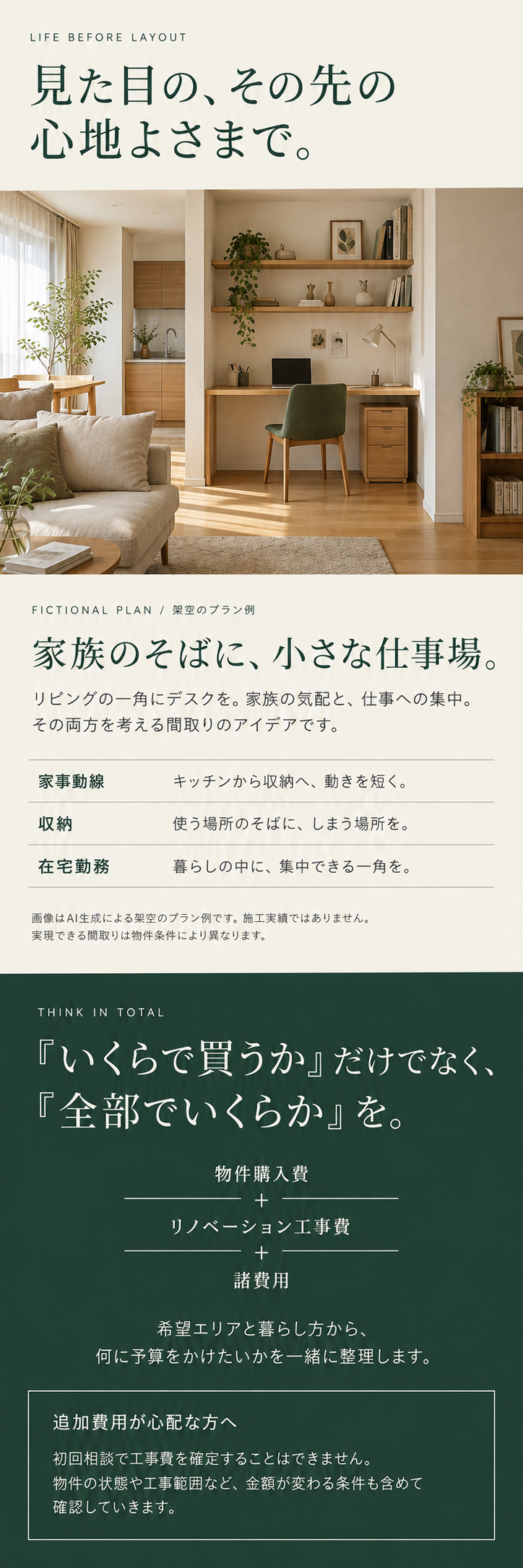 余白住設の画像デザイン 2